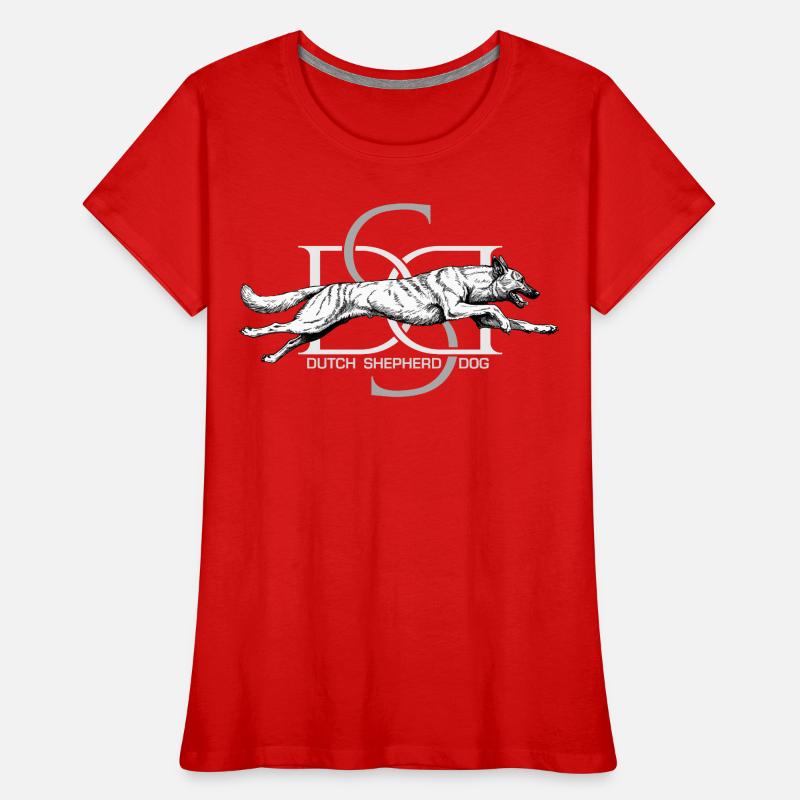 Dutchie - Holländischer Schäferhund Frauen Premium Bio T-Shirt
