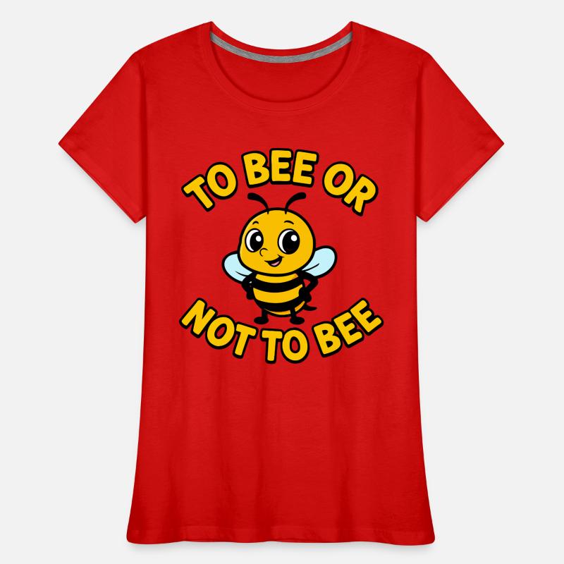 Biene oder nicht Biene Frauen Premium Bio T-Shirt