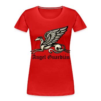 Ángel Guardián Nr3 E - Frauen Premium Bio T-Shirt - Rot - Vorne - Mia (176cm)