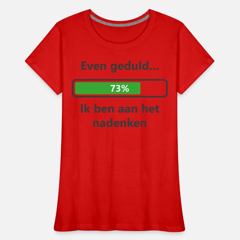Patient... I'm thinking Women's Premium Organic T-Shirt