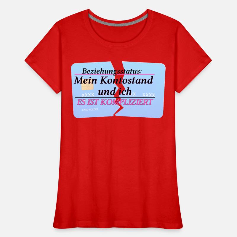 Solde de mon compte & moi – C’est compliqué T-shirt bio Premium Femme