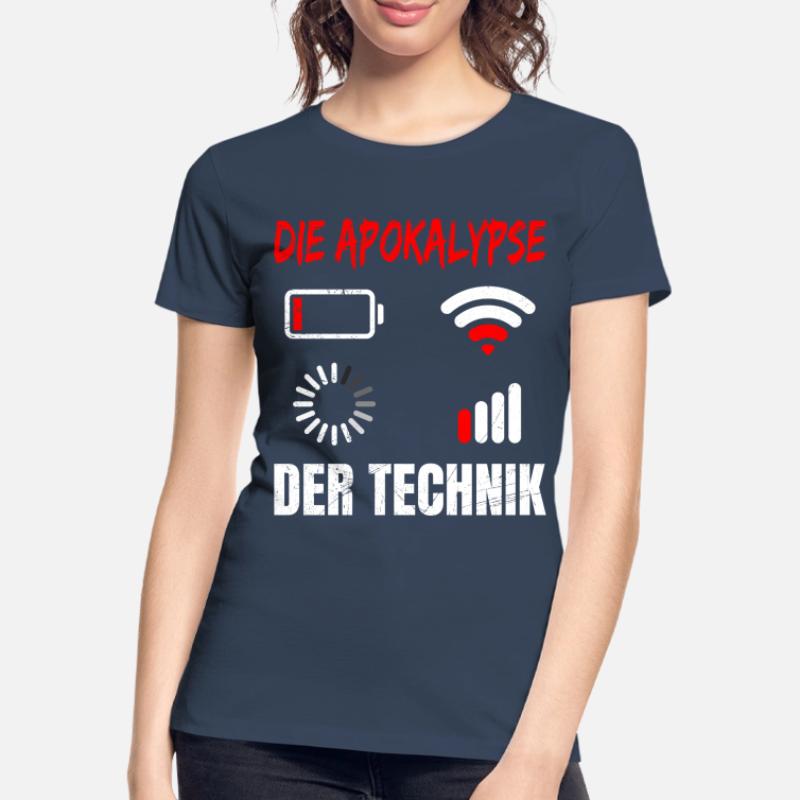 Coder DIE APOKALYPSE DER TECHNIK LUSTIG Frauen Premium Bio T-Shirt
