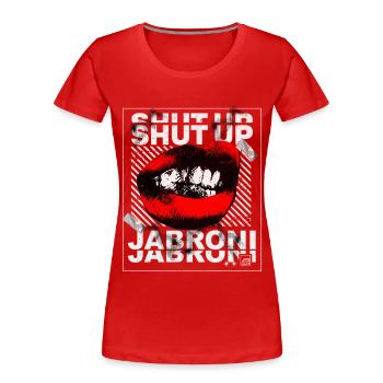 Jabroni - Women's Premium Organic T-Shirt - red - Front - Mia (176cm)