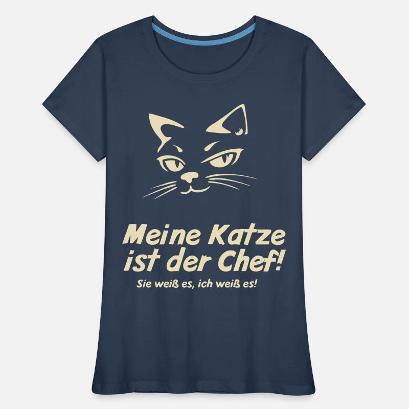 Mon chat est le patron T-shirt bio Premium Femme