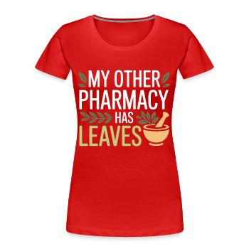 Certified Clinical Botanical Specialist  - Women's Premium Organic T-Shirt - red - Front - Mia (176cm)