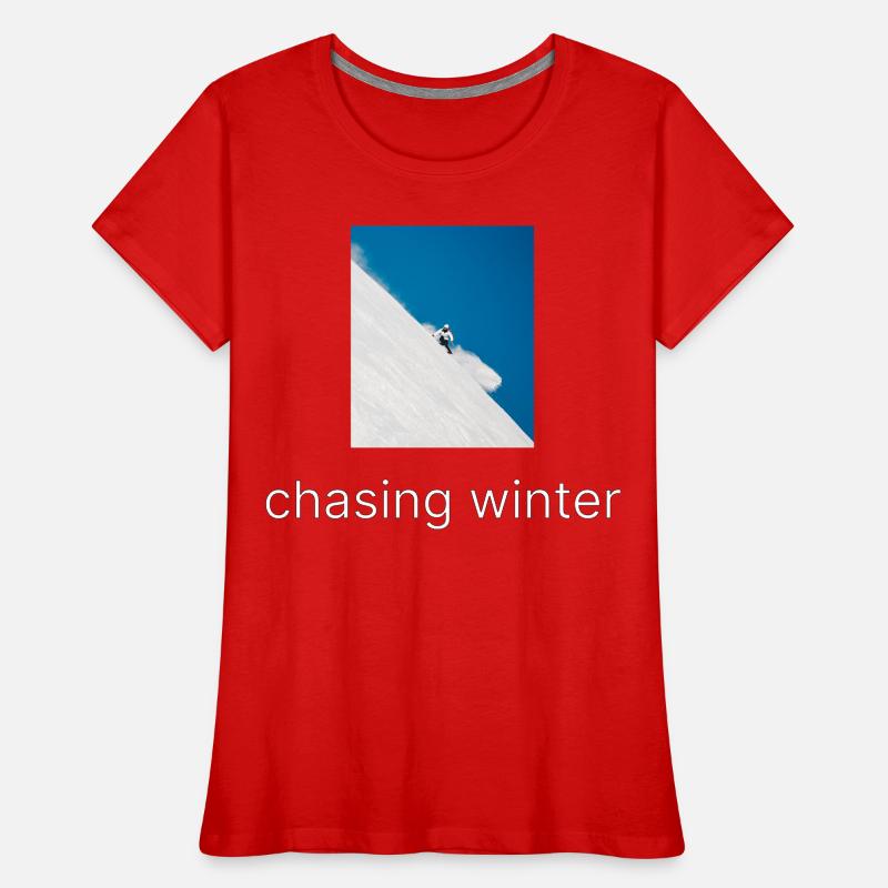 Chasing Winter Women's Premium Organic T-Shirt