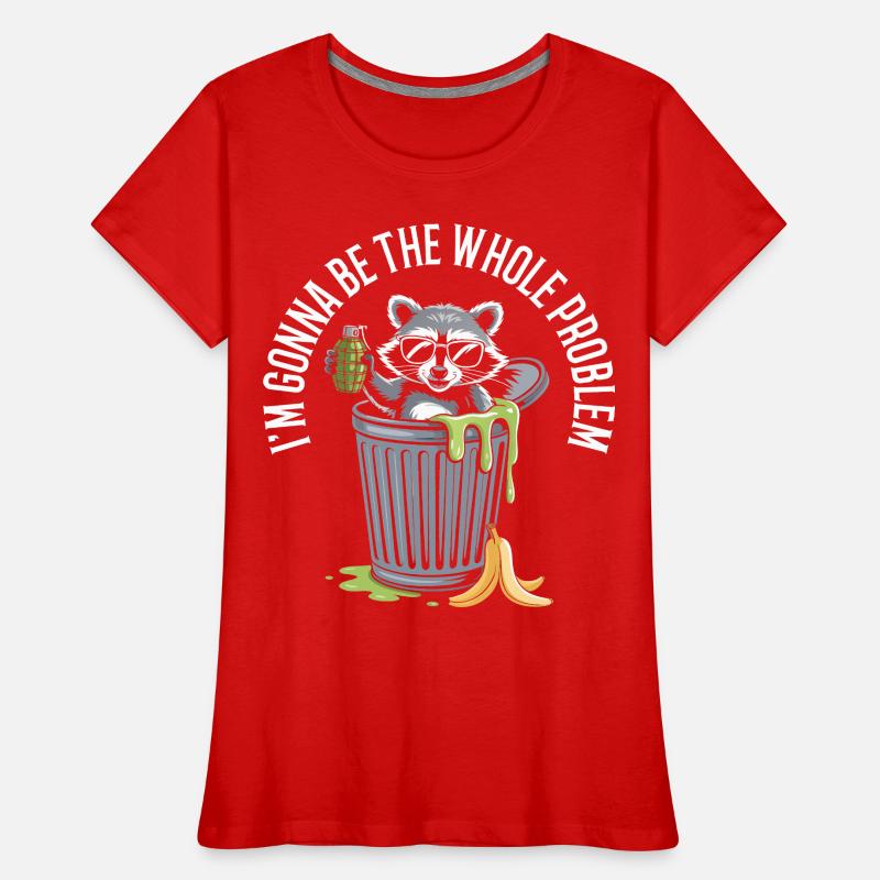 Ich bin das Problem – Lustiges Statement Design Frauen Premium Bio T-Shirt