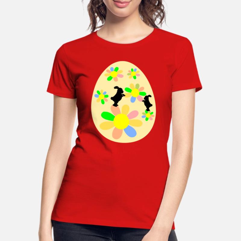 Easter Eggs Easter Bunny Women's Premium Organic T-Shirt