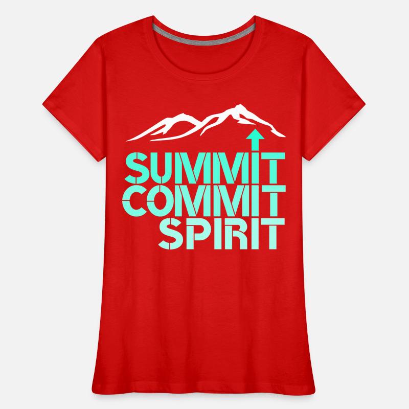 Sommet Spirit Commitment T-shirt bio Premium Femme