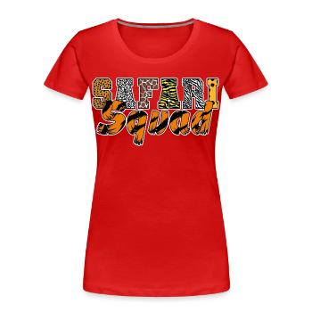 Animals Zoo Party Dschungel Zoo Geburtstag Safari Squad - Frauen Premium Bio T-Shirt - Rot - Vorne - Mia (176cm)