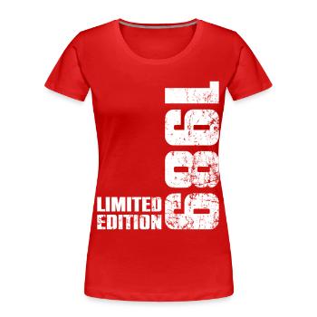37 Year Old 1989 Man Woman Birthday Gift - Women's Premium Organic T-Shirt - red - Front - Mia (176cm)