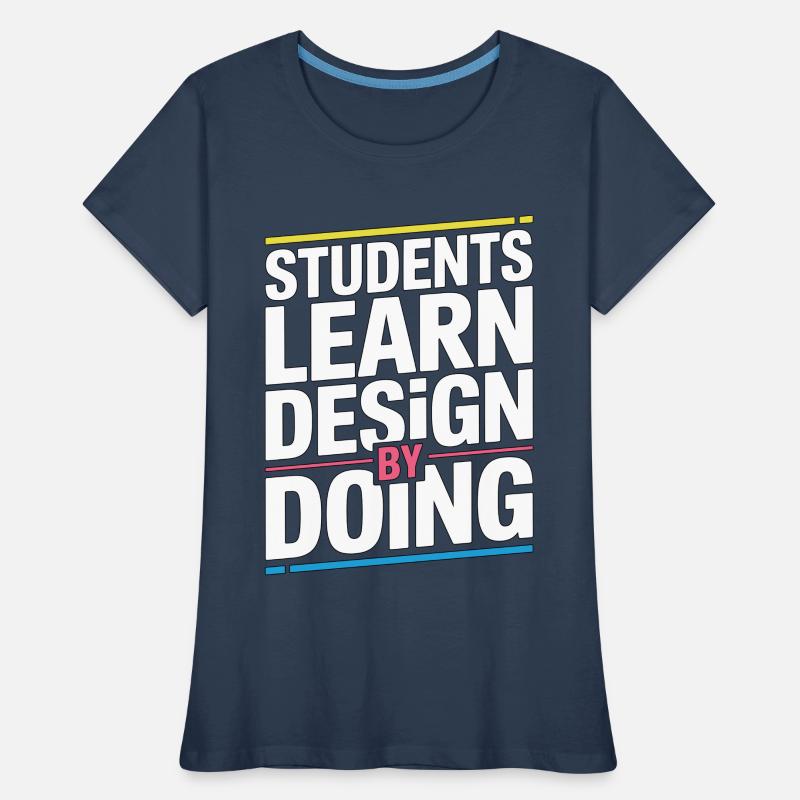 Designer Educator Students Learn Graphic Design Women's Premium Organic T-Shirt