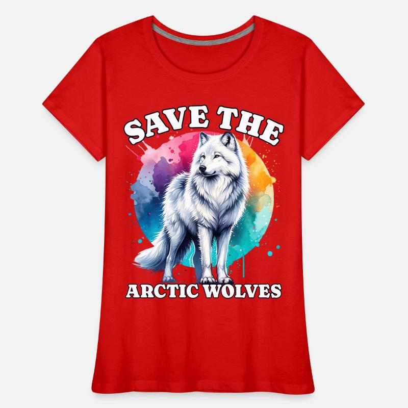 Polarwolf Save Arctic Wolf Women's Premium Organic T-Shirt