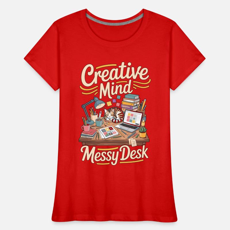 Graphic Designer Creative Mind Visual Designer Frauen Premium Bio T-Shirt