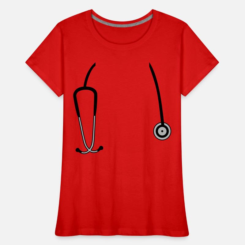 Stéthoscope T-shirt bio Premium Femme