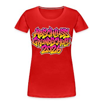 Elementary School Graduation 2026 Graffiti - Women's Premium Organic T-Shirt - navy - Front - Mia (176cm)