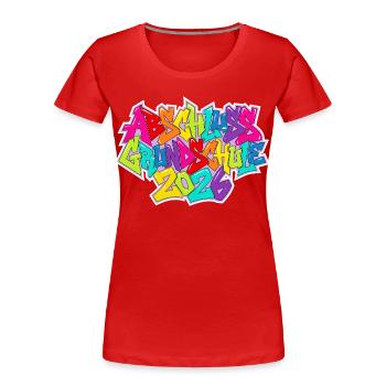 Primary school graduation 2026 - Women's Premium Organic T-Shirt - red - Front - Mia (176cm)