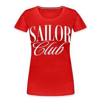 Sailor CLub - Women's Premium Organic T-Shirt - red - Front - Mia (176cm)