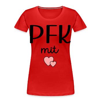 Nurse - Women's Premium Organic T-Shirt - red - Front - Mia (176cm)