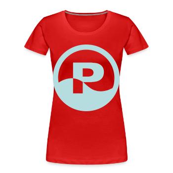 Poolboy | Poolgirl | Pool | Boy | Girl - Women's Premium Organic T-Shirt - red - Front - Mia (176cm)