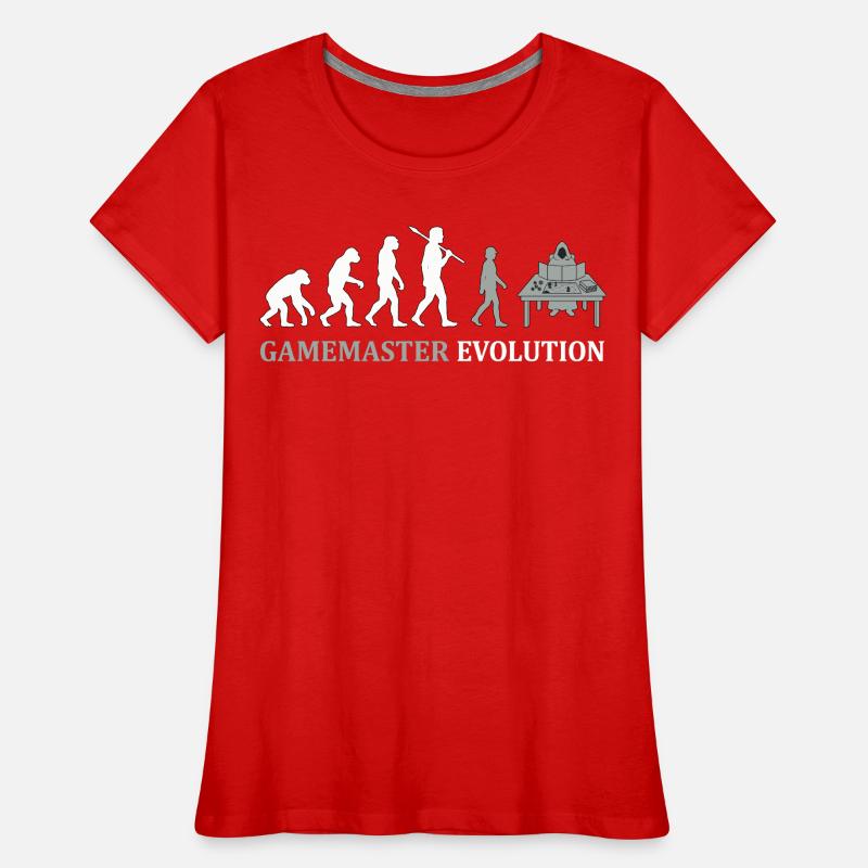 Gamemaster Evolution – Conception de jeux de rôle sur table T-shirt bio Premium Femme