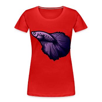 Tauchen Wassertauchen Taucher Ozean - Frauen Premium Bio T-Shirt - Rot - Vorne - Mia (176cm)