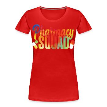 Pharmacy Tech Technician - Frauen Premium Bio T-Shirt - Rot - Vorne - Mia (176cm)