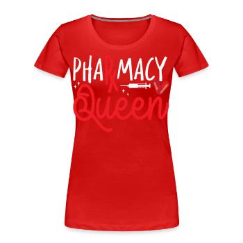 Pharmacy Tech Technician - Frauen Premium Bio T-Shirt - Rot - Vorne - Mia (176cm)