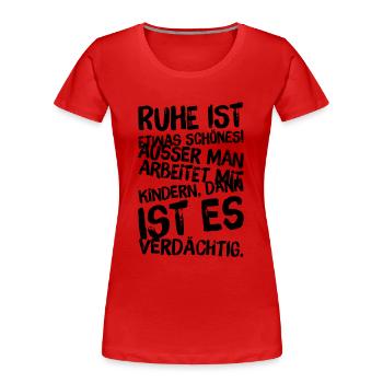 Educator Educator Profession Kindergarten Gifts - Women's Premium Organic T-Shirt - red - Front - Mia (176cm)