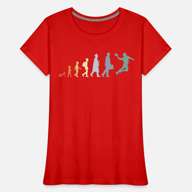 Vintage Handball Evolution Women's Premium Organic T-Shirt