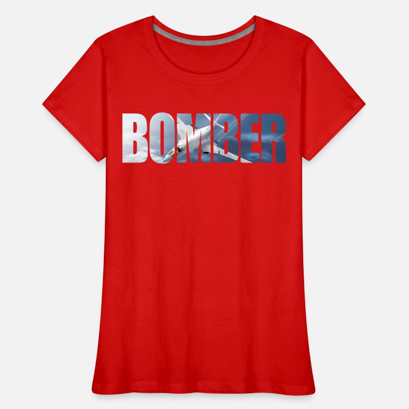 Blouson aviateur Tu-160 T-shirt bio Premium Femme