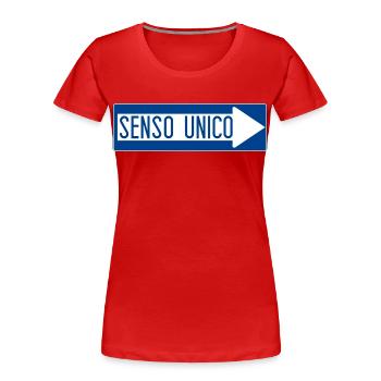 2560px-Fig-_82_a_-_Senso_unico_-_1959 - Women's Premium Organic T-Shirt - red - Front - Mia (176cm)