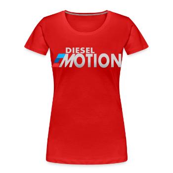 Diesel emotions - Women's Premium Organic T-Shirt - red - Front - Mia (176cm)