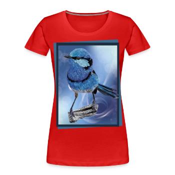 Le splendide maluro - T-shirt bio Premium Femme - rouge - Devant - Mia (176cm)