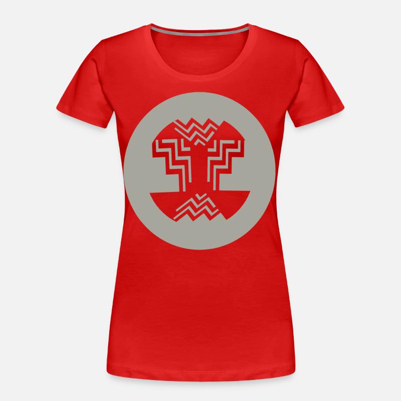 Conception circulaire-intérieure - T-shirt bio Premium Femme - rouge