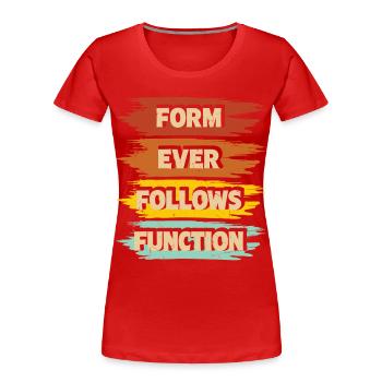 Architekt - Frauen Premium Bio T-Shirt - Rot - Vorne - Mia (176cm)