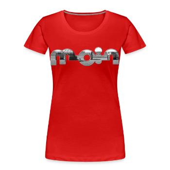 Hello - Women's Premium Organic T-Shirt - red - Front - Mia (176cm)