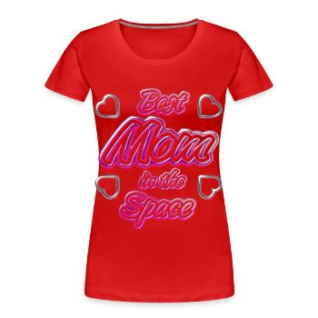 Muttertag - Frauen Premium Bio T-Shirt - Rot - Vorne - Mia (176cm)