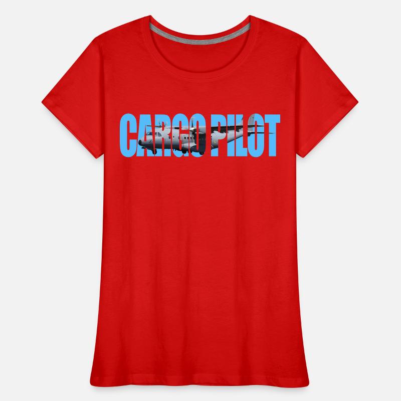 Cargo pilot CN-235 Frauen Premium Bio T-Shirt