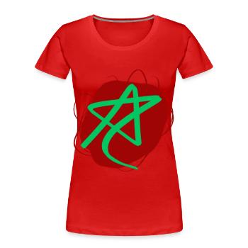 Marokko - Frauen Premium Bio T-Shirt - Rot - Vorne - Mia (176cm)