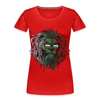 Bulgarien - Frauen Premium Bio T-Shirt - Rot - Vorne - Mia (176cm)