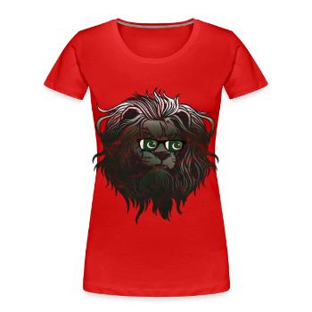 Pakistan - Frauen Premium Bio T-Shirt - Rot - Vorne - Mia (176cm)
