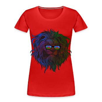 Roma - Women's Premium Organic T-Shirt - red - Front - Mia (176cm)