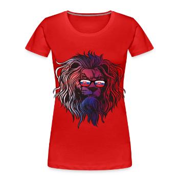 Slowakei - Frauen Premium Bio T-Shirt - Rot - Vorne - Mia (176cm)