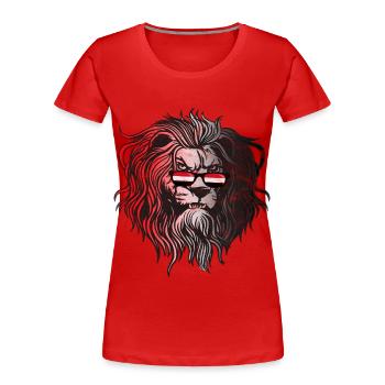 Jemen - Frauen Premium Bio T-Shirt - Rot - Vorne - Mia (176cm)