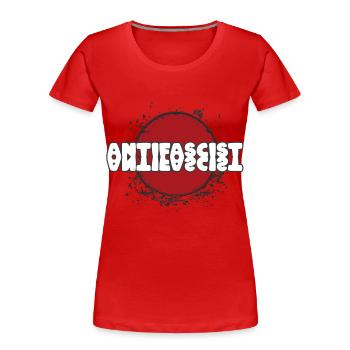 Antifascist Antifascist antifascista - Women's Premium Organic T-Shirt - red - Front - Mia (176cm)