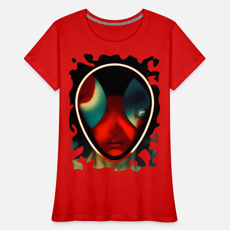 Oval B Frauen Premium Bio T-Shirt