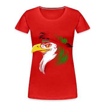 Malawi - T-shirt bio Premium Femme - rouge - Devant - Mia (176cm)