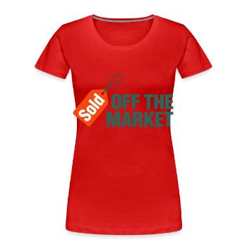 Already taken! - Women's Premium Organic T-Shirt - red - Front - Mia (176cm)