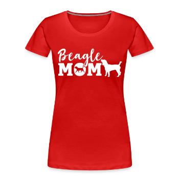 Beagle Beagle Hund Beagle Welpe Beagle Halter - Frauen Premium Bio T-Shirt - Rot - Vorne - Mia (176cm)